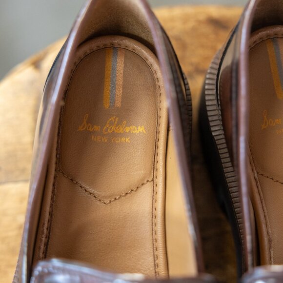 Sam Edelman Laurs Lug Sole Loafers - Chestnut - Women’s Size 10 - Picture 10 of 12